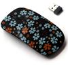 2.4G Wireless Mouse with Cute Pattern Design for All Laptops and Desktops with Nano Receiver - Simple Floral Cute Flowers view 1