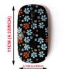2.4G Wireless Mouse with Cute Pattern Design for All Laptops and Desktops with Nano Receiver - Simple Floral Cute Flowers view 2
