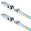 2 Pack of 10Gbase-SR Module with 2 Meter OM3 LC to LC Fiber Patch Cable, SFP+ to LC Multimode Transceiver Compatible for Cisco SFP-10G-SR and More view 1