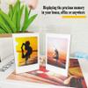 Leonuliy Pack of 5 Mini Photo Acrylic Table Vertical Picture Frame for Polaroid Fujifilm Instax Mini 7s 8 9 11 12 25 50s 70 90/ Polaroid Z2300/ NONS SL42 Instant Film Camera. (V-Shape) view 4