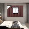 HAOMINGTIAN Heat-insulating door curtains for living room and kitchen, warm winter door curtains, thick sound-insulating door covers with transparent windows, heat-insulating curtains, wind-proof part view 2