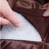 HAOMINGTIAN Heat-insulating door curtains for living room and kitchen, warm winter door curtains, thick sound-insulating door covers with transparent windows, heat-insulating curtains, wind-proof part view 3