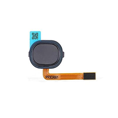 Back Home Button Touch ID Key Fingerprint Sensor Flex Cable for Samsung Galaxy A30 A305F - Black