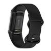 Bands Compatible with Fitbit Charge 5 Band Soft Silicone Waterproof Adjustable Sport Watch Strap Replacement Wristbands for Charge 5 Advanced Fitness & Health Tracker Band Accessories (Black, Small) view 4