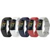 Bands Compatible with Fitbit Charge 5 Band Soft Silicone Waterproof Adjustable Sport Watch Strap Replacement Wristbands for Charge 5 Advanced Fitness &Health Tracker Band Accessories (5ColorsA, Small) view 1