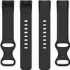 Bands Compatible with Fitbit Charge 5 Band Soft Silicone Waterproof Adjustable Sport Watch Strap Replacement Wristbands for Charge 5 Advanced Fitness & Health Tracker Band Accessories (Black, Large) view 3