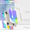 2021 New iPad mini6 case 6th Generation 8.3 inch Detachable Shoulder Strap 360 rotatable Hand Strap Kickstand Pencil Holder Pencil Charging Shockproof Silicone (iPadmini6, Colorful Pink) view 4