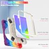 2021 New iPad mini6 case 6th Generation 8.3 inch Detachable Shoulder Strap 360 rotatable Hand Strap Kickstand Pencil Holder Pencil Charging Shockproof Silicone (iPadmini6, Colorful red) view 3