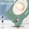 2021 New iPad mini6 case 6th Generation 8.3 inch Detachable Shoulder Strap 360 rotatable Hand Strap Kickstand Pencil Holder Pencil Charging Shockproof Silicone (iPadmini6, Jade Green) view 3