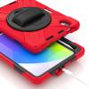 2021 New iPad mini6 case 6th Generation 8.3 inch Detachable Shoulder Strap 360 rotatable Hand Strap Kickstand Pencil Holder Pencil Charging Shockproof Silicone (iPadmini6, Red) view 4