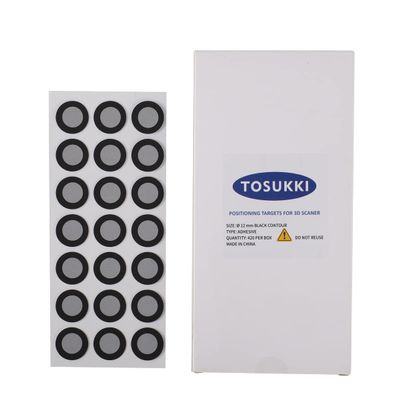 TOSUKKI 12 mm Positioning Targets for 3D Scaner and Optical Trackers,Reference Point Markers/Reflection Markers for 3D Scaning/Optical Tracking/Location Tracking,Apply to Creaform Metrascan C-Track