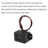 Hahiyo Electronic Buzzer Alarm 12V 400Hz Beep Continuous Sounder Active High Plenty Loud Tone Piezo Siren Security Audible Easy to Install with Wire for Horn Siren Alarm 2PCS view 4