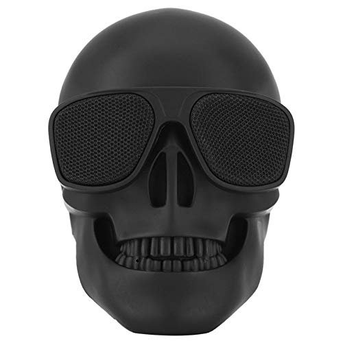 Dubbs Hardware Skull Speaker Portable Wireless Cool Bluetooth Speaker - Great Audio and Stereo Quality - Makes a Spooky Addition to Your Halloween Decorations!