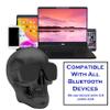 Dubbs Hardware Skull Speaker Portable Wireless Cool Bluetooth Speaker - Great Audio and Stereo Quality - Makes a Spooky Addition to Your Halloween Decorations! view 3