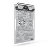 R SPIDER WIRELESS Pilot Kneeboard (VFR), Aluminum Kneeboard with Metal Clip and Pen Holder, Durable Elastic Strap view 4