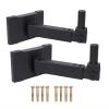 Howonder HD-339 Heavy Duty Speaker Wall Mount,Hold up to 100lbs,Speaker Wall Mount Bracket Design for Professional Audio PA Speakers,Screw Hidden (2 Packs Black) view 1