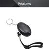 Auniwaig Safe Sound Personal Alarm Keychain 120DB Personal Security Alarm with LED Lights Emergency Safety Alarm for Women, Men, Children, Elderly, Cool Black 4 Pack view 3