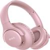 KVIDIO Bluetooth Headphones Over Ear, 65 Hours Playtime Wireless Headphones with Microphone, Foldable Lightweight Headset with Bass and Stereo Sound Low Latency for Travel Work Cellphone view 1