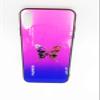 2pcs Metal Butterfly Badge Chrome Decal Logo Signs Mobile Phone Cellphone Laptop Ipad Case Cover Box Skin Stickers (Gold) view 3