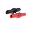 10PCS Insulated 4mm Banana Female to Female Jack Socket Black+Red Connector Adapter Coupler for 4mm Banana Extension Adapters view 3