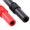 10PCS Insulated 4mm Banana Female to Female Jack Socket Black+Red Connector Adapter Coupler for 4mm Banana Extension Adapters view 4