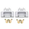 Adhiper Replacement Headband Hinge Clip Cover + Pin Repair Parts Kits Compatible for Solo3 Wireless Solo2 Wireless Over-Ear Headphones (White) view 3