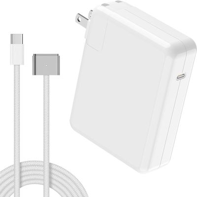 140W Mac Book Pro Charger,USB-C Power Adapter Charger for 14 16 inch 2021 2023 M1 M2, 13 15 inch M2 M3 2022 2023 2024, 6.6 FT Braided Magnetic USB-C to Mag 3 Cable with LED Indicator