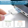 140W Mac Book Pro Charger,USB-C Power Adapter Charger for 14 16 inch 2021 2023 M1 M2, 13 15 inch M2 M3 2022 2023 2024, 6.6 FT Braided Magnetic USB-C to Mag 3 Cable with LED Indicator view 4