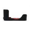 ZFC Case, MUZIRI KINOKOO Genuine Leather Half Body Camera Base Case Bag Cover for Nikon Z fc Zfc with Bottom Opening Design Black view 3