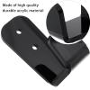 DOITOOL 2 Sets Hockey Stick Display Holder Horizontal Golf Club Display Rack Wall Mount Ski Poles Stands Hanger for Home Office Wall Black view 3