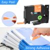 GREENCYCLE Compatible for Brother TZe-635 TZe635 TZ635 TZ-635 12mm 0.47 Inch 1/2" White on Orange Laminated AZE Label Tape for PTD210 D200 D400AD D600 PT-H100 PTH110 PT1290 PT-1230PC PTP700BT, 10 Pack view 2