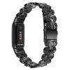 TryBest Resin Watch Band Compatible with Fitbit Luxe,Fashion Breathable Replacement Stretchy Resin Skin-Friendly Strap Adjustable Sport Watch Strap 5.5-8.1 inch for Women Men view 2