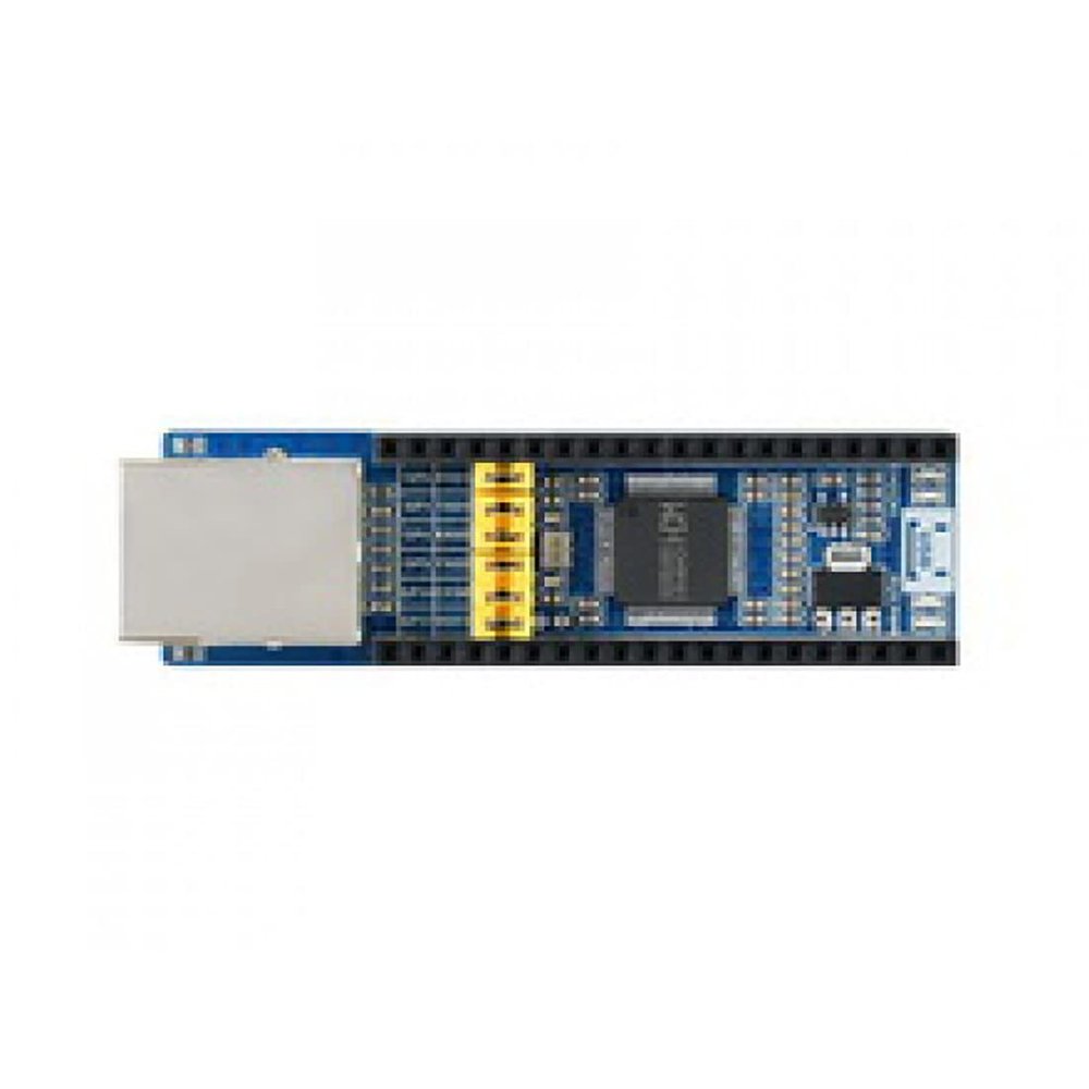 Ethernet to UART Converter for Raspberry Pi Pico Series,2-CH UART,10/100M Ethernet, Bi-Direction Transparent Data Transmission