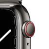 Apple Watch Series 7 [GPS + Cellular 41mm] Smart Watch w/Graphite Stainless Steel Case with Graphite Milanese Loop. Fitness Tracker, Blood Oxygen & ECG Apps, Always-On Retina Display, Water Resistant view 2