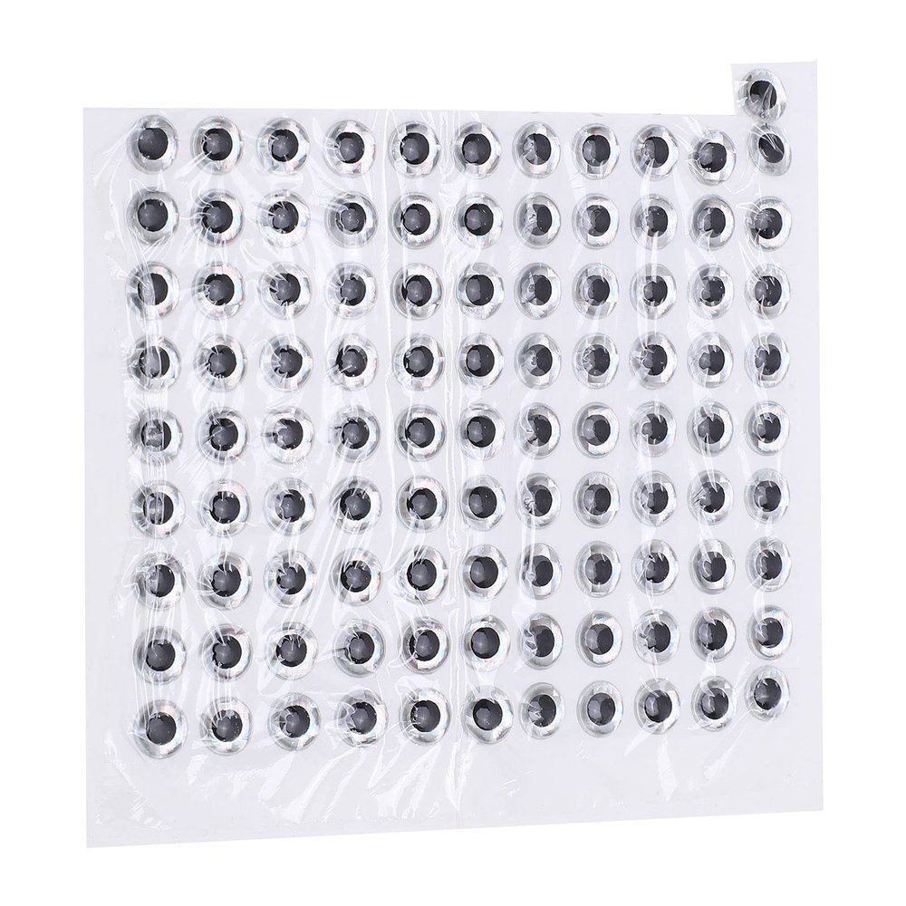 VGEBY 3D Simulation Fisheye Sticker, Simulation Fisheye Sticker Lightweight Not Easy to Drop 3D Fisheye Sticker(Silver) Other Fishing Tools and Accessories