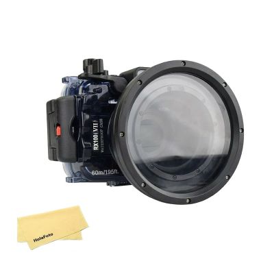 Seafrogs Waterproof Housing Case for Sony RX100 VII M7 mark7 60m/195ft Diving Camera Protective Hard case for Underwater Photography Videography