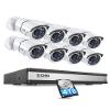 ZOSI 16CH 4K PoE Security Cameras System,4K 8MP 16 Channel H.265 NVR with 4TB Hard Drive and 8pcs 5MP Indoor Outdoor PoE IP Cameras,120ft Night Vision,Remote Access for Home Business 24/7 Recording view 1
