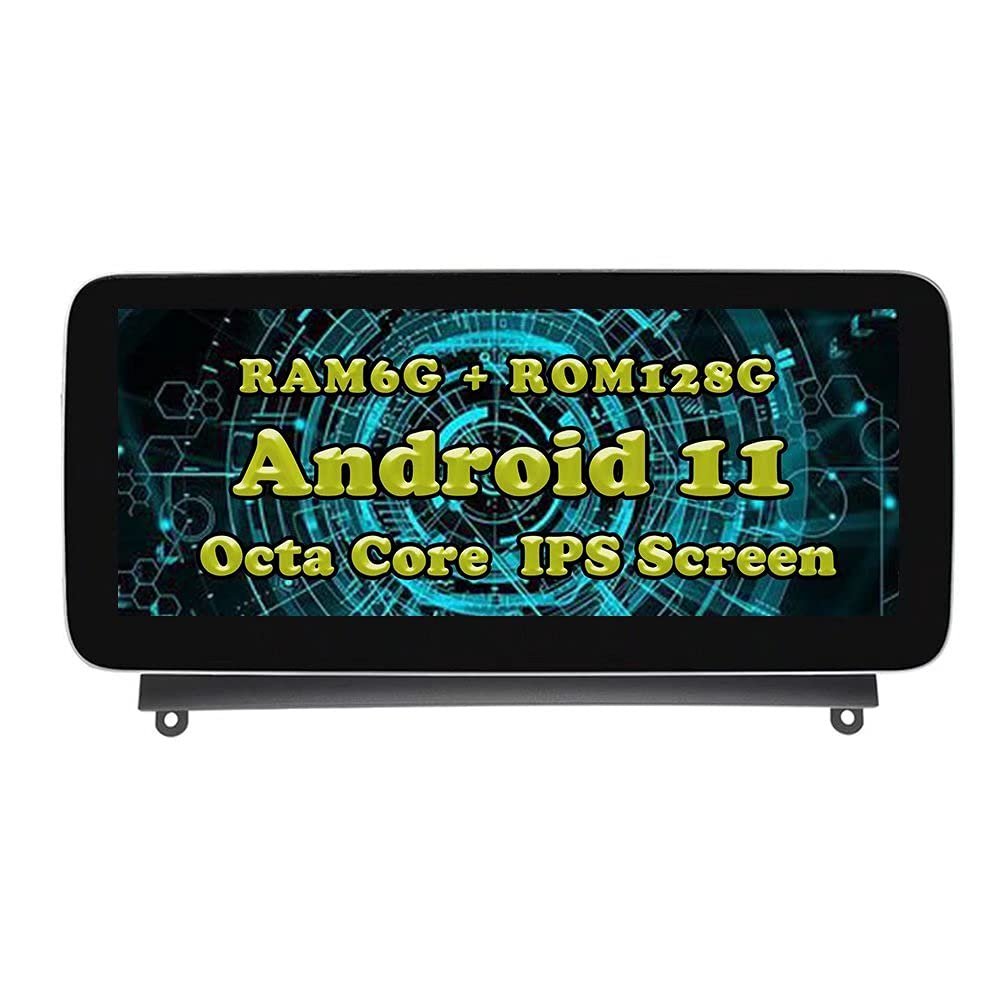 128GB Android 11 Car Stereo Radio for Benz C-Class W204 2008 2009 2010 Auto GPS Navigation RDS 4G WiFi RDS Multimeida Audio Video
