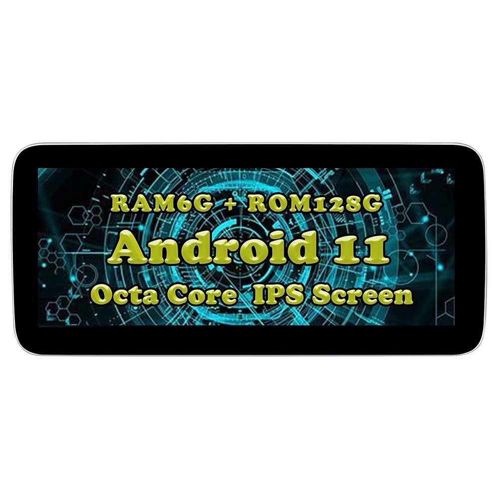 128GB Android 11 Car Stereo Radio for Benz E-Class Coupe W207 2010 2011 2012 2013 NTG4.0 Auto GPS Navigation RDS 4G WiFi RDS Multimeida Audio Video