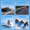 WOLFANG GA100 Action Camera 4K 20MP Waterproof 40M Underwater Camera EIS Stabilization WiFi 170 Wide Angle Helmet Camera (External Microphone, Remote Control, 2 Batteries and Accessory Kit) view 3