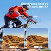 WOLFANG GA100 Action Camera 4K 20MP Waterproof 40M Underwater Camera EIS Stabilization WiFi 170 Wide Angle Helmet Camera (External Microphone, Remote Control, 2 Batteries and Accessory Kit) view 4