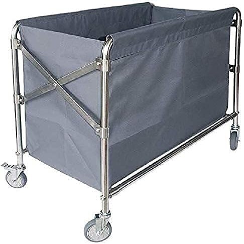 SGSG W?schekorbwagen W?schesortierwagen mit Rollen Kommerzieller W?schekorbwagen mit abnehmbaren Taschen fr Hotels