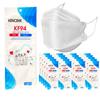 [20 Pack]HINCINK Kf94 Masks [Individually Packaged] Unisex, 4-Layer Mask, Tri-Folding Style for Adult and Older (100Pcs, White) view 1