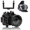 Seafrogs 40m/130ft Unterwater Camera Housing Case w/Wide Angle Dome Port and Two Hands Aluminium Tray for Sony A7III A7RIII a73 a7r3 A7 Mark 3 Protective Hard case for Photography Videography view 1