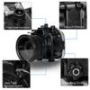Seafrogs 40m/130ft Unterwater Camera Housing Case w/Wide Angle Dome Port and Two Hands Aluminium Tray for Sony A7III A7RIII a73 a7r3 A7 Mark 3 Protective Hard case for Photography Videography view 2