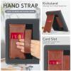 CoBak Case with Stand for Kindle Paperwhite 12th Gen 2024 Released (7") & Kindle Colorsoft Signature Edition - Durable PU Leather Cover with Auto Sleep Wake, Card Slot, Hand Strap Feature, Vintage view 4