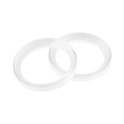 X AUTOHAUX 2Pcs 1 Inch Car Speaker Spacer Ring Transparent Acrylic
