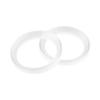 X AUTOHAUX 2Pcs 1 Inch Car Speaker Spacer Ring Transparent Acrylic view 1