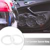 X AUTOHAUX 2Pcs 1 Inch Car Speaker Spacer Ring Transparent Acrylic view 2