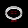 X AUTOHAUX 2Pcs 1 Inch Car Speaker Spacer Ring Transparent Acrylic view 3